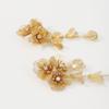 Cross Border Exaggerated 3D Geometric Earrings Heavy Metal Style Flower Design Runway Party Fashion Ear Jewelry