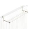 18/18/18cm Clothes Drying Rack Wall Mounted Heavy-Duty Space-Saving Towel Rail Laundry Wall Drying Rack for Room Clothing Closet