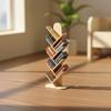 1:12 Miniature Bookshelf for Dollhouse – Study Room Furniture Decoration Accessory for Micro Scene DIY