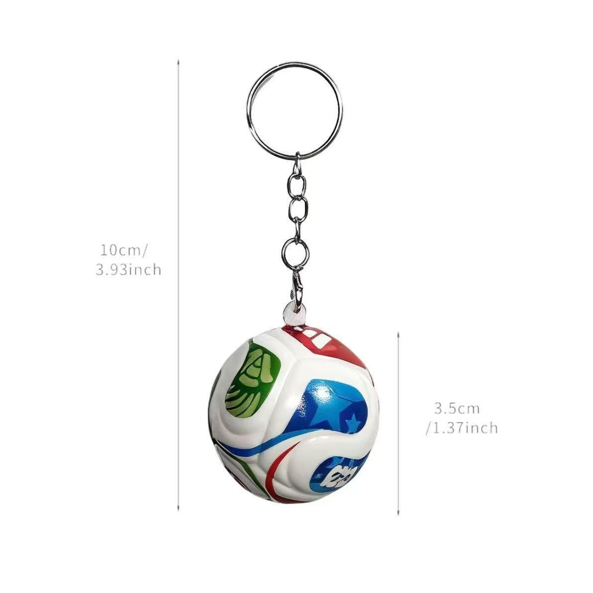 2026 World Cup Keychain Soccer Fan Gift - Gold Trophy