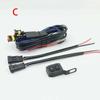 1set Motorcycles LED Spotlight Switch Fog Light Wiring Harness Relay Wire with Flash Wireless Controller Switch Universal