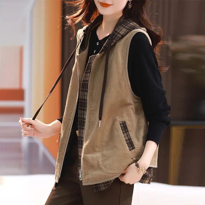 

Распродажа Ликвидация Освещение Снэп ~ Скидка бренда Вельветовый жилет Самые продаваемые Модная верхняя одежда больших размеров Жилет Топы Верхняя одежда с капюшоном Khaki M