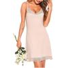 Adjustable Spaghetti Strap Pajama Lace Dress