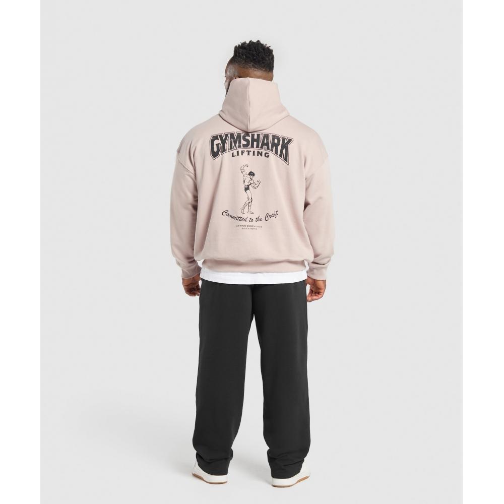 Gymshark Committed To The Craft Hoodie Muted Pink A1c4r Kb68