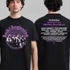 Y Ozzy Osbourne Back To The Beginning Merch Camiseta de Evento con Alineación Camiseta de Doble Cara Ins Y2k Nuevo Estilo Nuevo
