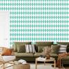 Harlequin Diamonds Wallpaper White and Mint for Living Room and Bedroom 50x1000