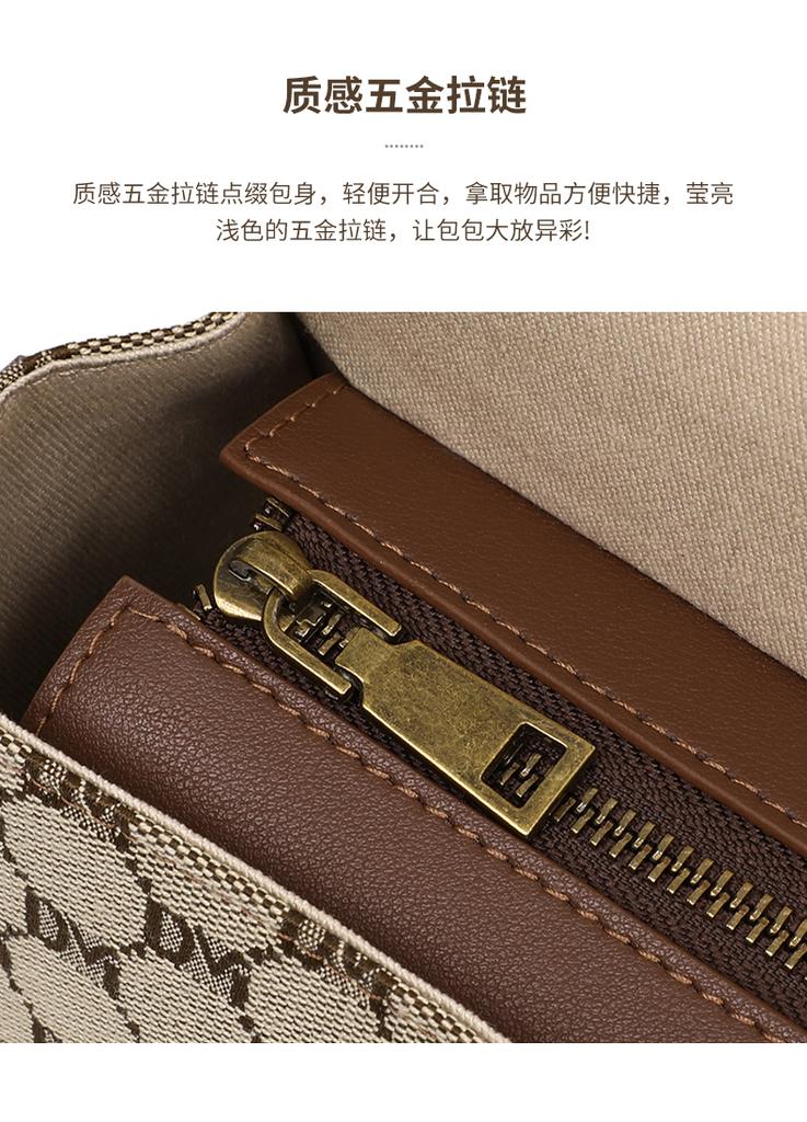 Ladies' new handbag, crossbody bag, high-end and trendy, paired with light luxury small bag, shoulder bag