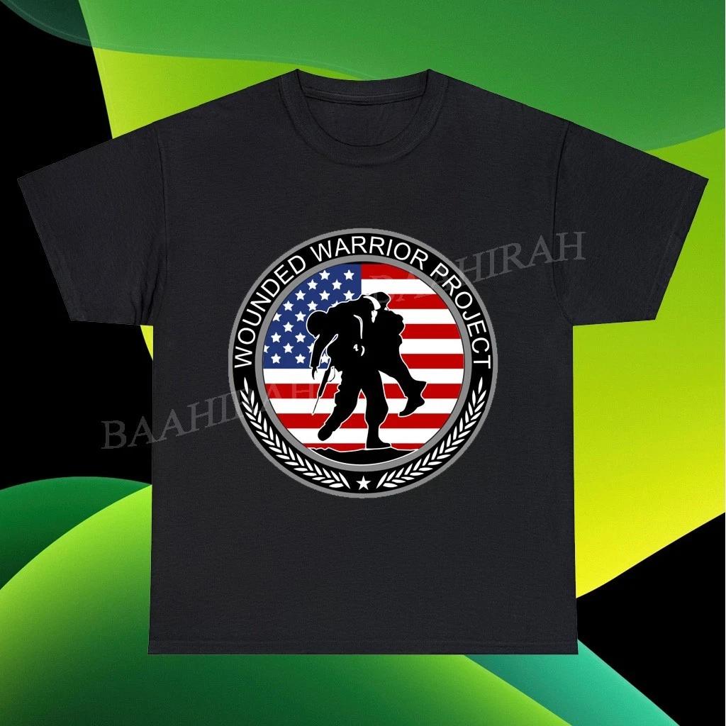 

Новая футболка с логотипом Wounded Warrior Project, американская, смешная, размеры от S до 5XL S