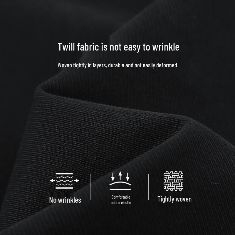 Septwolves Men's Stretch Wrinkle-Resistant Twill Straight-Leg Casual Pants