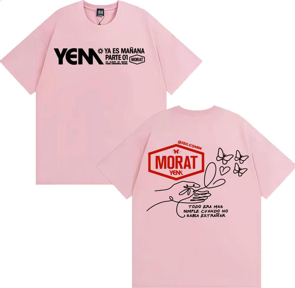 2026 Band Morat Asuntos Pendientes Yem Todo Era Simple Cvando No Sabia Extranar Mens and Womens pure Cotton TShirt