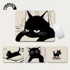 Cute Black Cat Small Mouse Pad Female Non-slip Cushion Office Entertainment Thickened Computer Desk Pad Wrist Pad