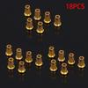 6 Pieces Iron Guitar Through Body String Mounting Ferrules Bushings For Electric Guitar Replacement Parts