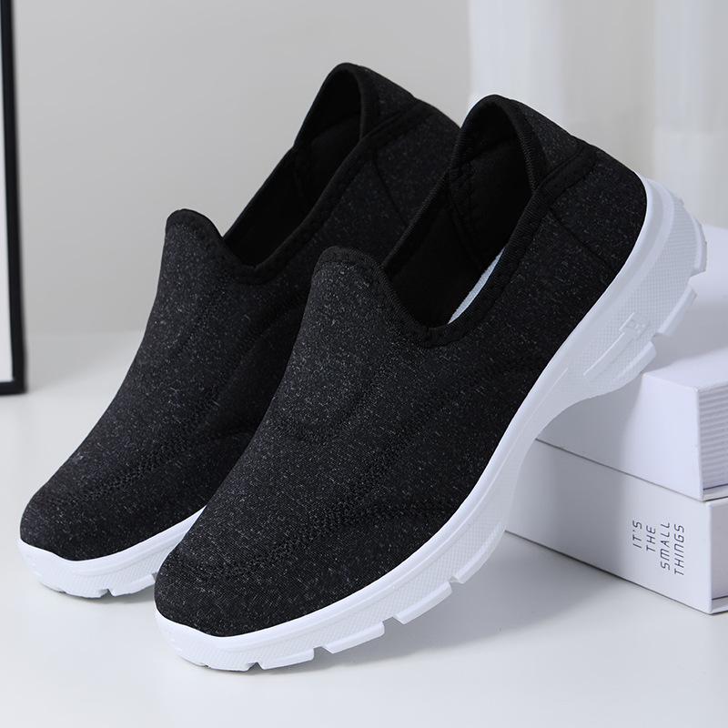 Women Shoes Spring Autumn Cloth Shoes Soft Sole Walking Shoes Unisex Slip On Elderly Casual Shoes Casual daily Comfortable Lightweight Sneakers