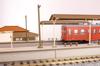 PLUMPMOA HO gauge Street corner accessory series Island local platform Extension set B Paper kit MS080 Diorama supplies 1/80 (roof)