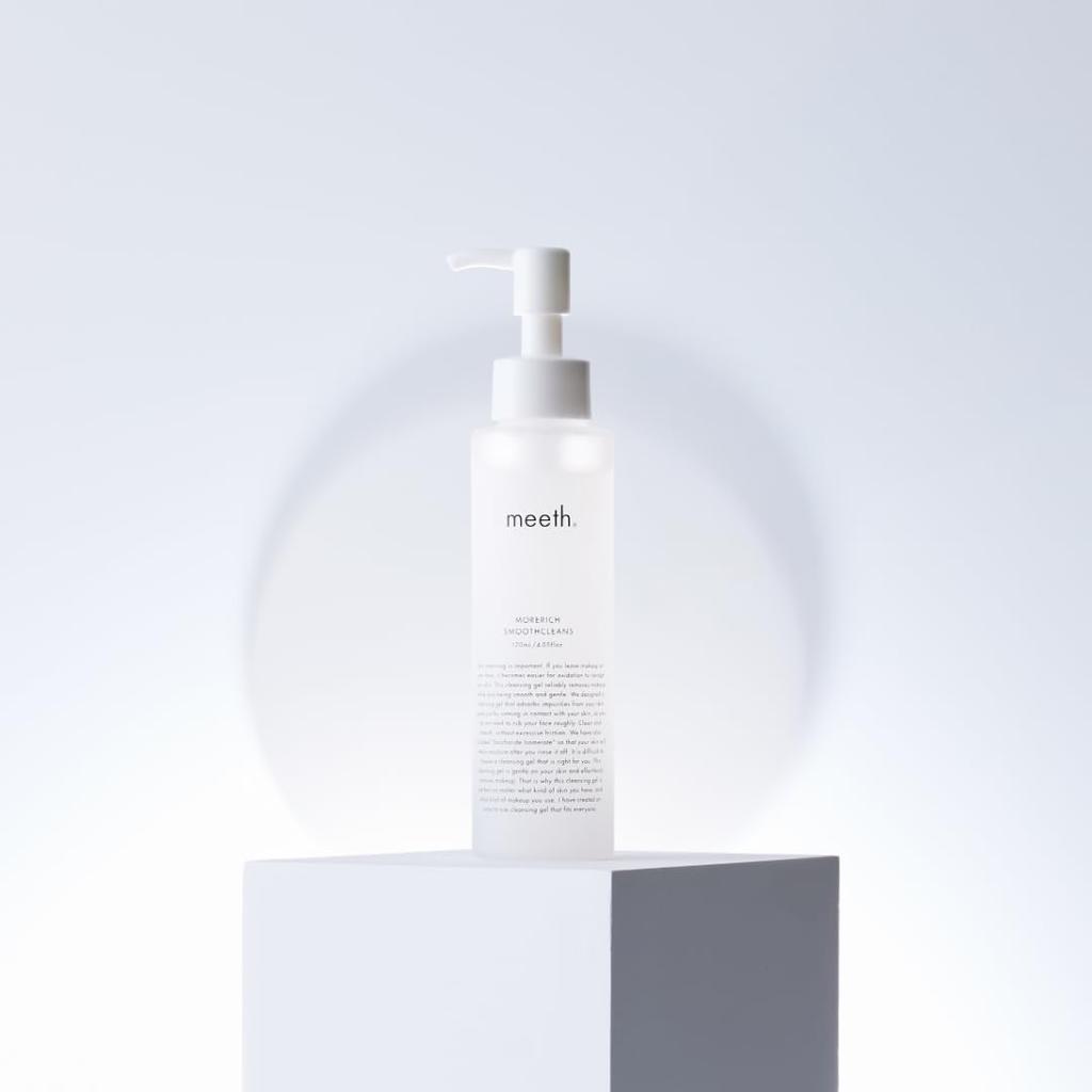 meeth More Rich Smooth Cleanse 120mL Extensions (Cleansing/Makeup Remover) [Sensitive Skin/Makeup Remover/Gel/Keratin/Kurozumi/Sebum/Pore Care/Eyelash
