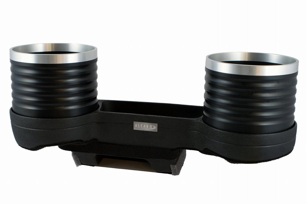 ALCABO Drink & Pocket Holder, Black with Ring Cup (AL-075C-BS) for BMW 3 Series (E90)