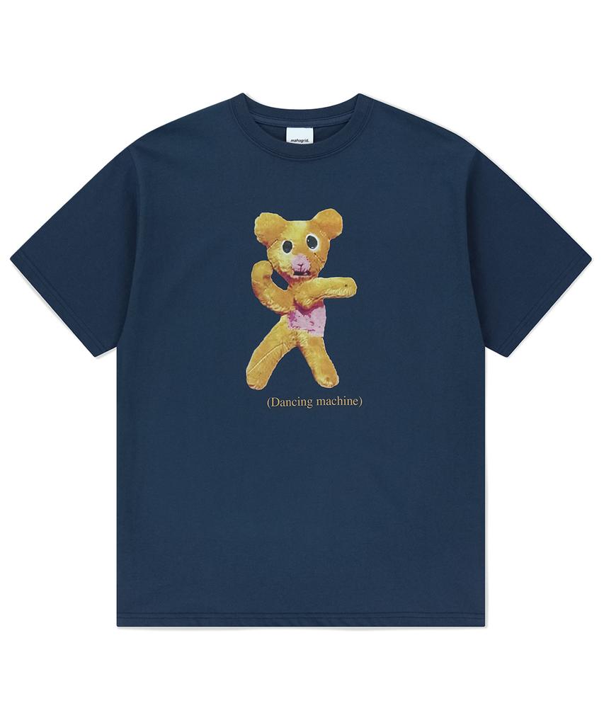 MAHAGRID Dancing Machine Tee Navy(Mg2Fmmt507A)