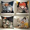 The PromisedS NeverlandS  Double-Sided Printed Cushion Cover Bedroom Bedside Sofa Pillow Case