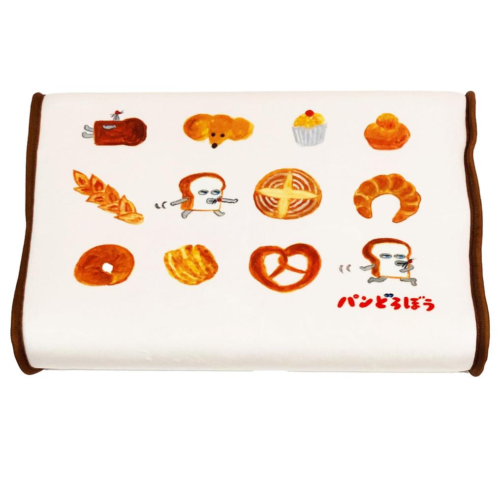 MORIPiLO Pan Robber Pillow Memory Foam 35x25x5cm Low Washable Cover Included Character Goods Stuffed Toy Cushion Beige Morishita 4621503 Children's