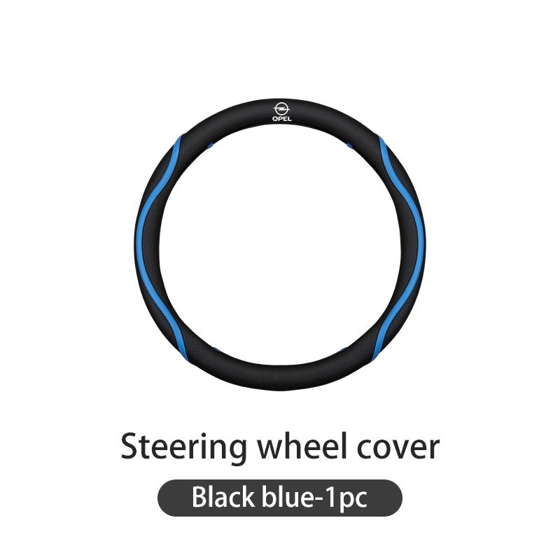 AAAYR1 Nappa Leather Car Wheel Steering Cover Non-slip Cover Accessories For Opel Corsa Astra Insignia Vectra Zafira Meriv Ampera