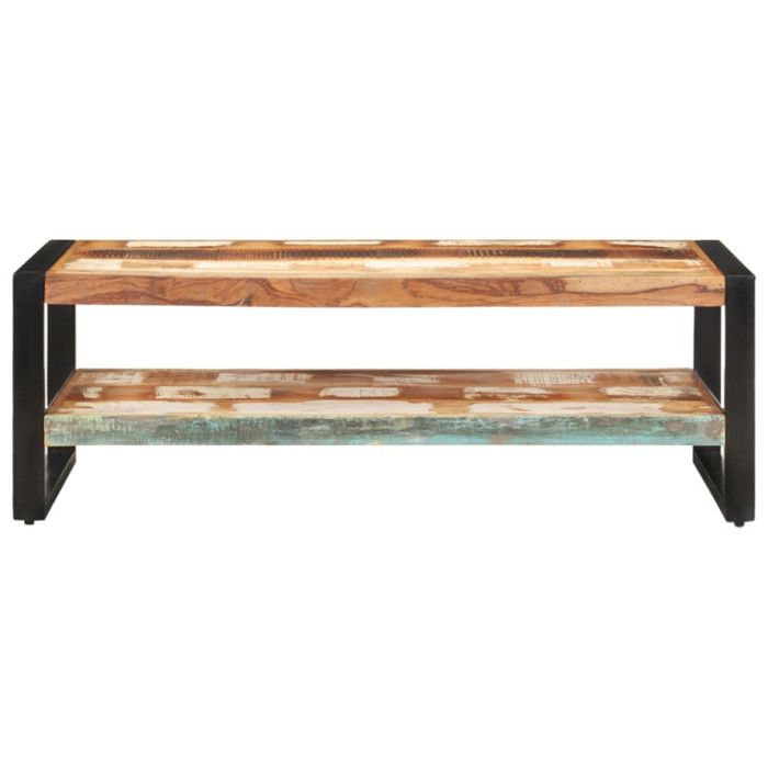 VidaXL Table basse 120x60x40 cm Bois de récupération solide