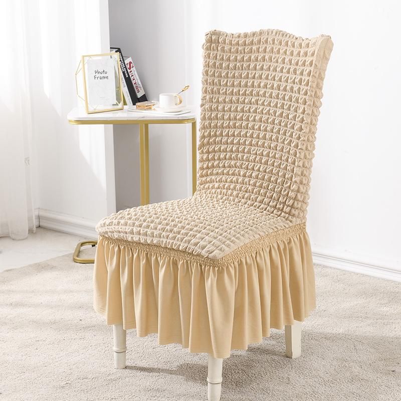 High-elastic Chair Covers Dining Room Soft Skin-friendly Breathable Wedding Decor Lace Universal Seat Covers