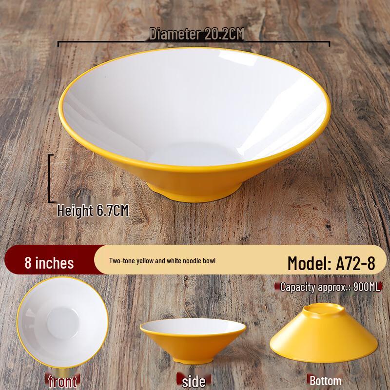 

Zhebu Commercial Melamine Noodle Bowl