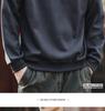 Ge Lan Lu Men's Retro Half-Zip Stand Collar Hoodie - Autumn/Winter Loose Casual Sports Jacket