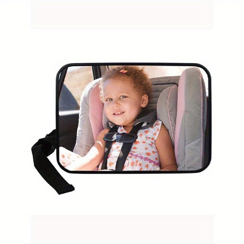Car Rearview Mirror Rear Seat Mirror Child Seat Headrest Mounting Mirror Monitor Square Car Baby Mirror