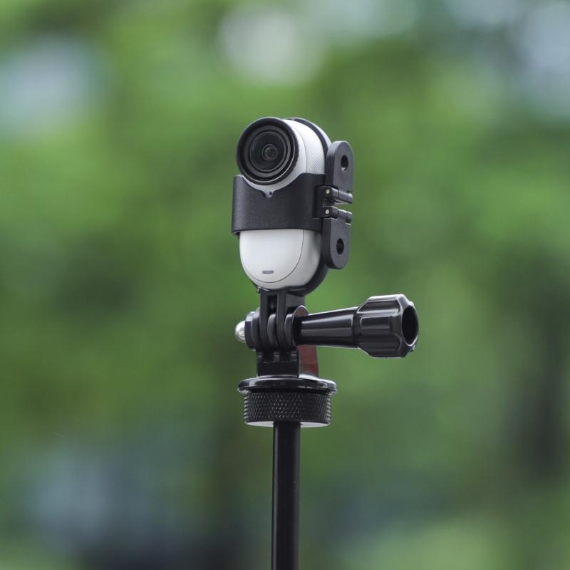 Action Camera Holder, Instants Flip Between Portrait and Landscape Stand , Flashes Transfer Companions for GO 3/3S