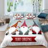 Merry Christmas Bedding Set King Queen Full Twin Size Kids Cartoon Duvet Cover Snow Comforter Cover 2/3pcs Polyester Quilt Cover