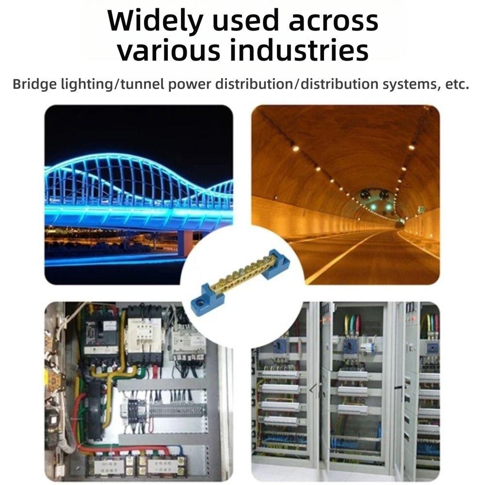 High Bridge Type Zero Row 6*9 Din Rail Terminal New Zero Ground Wiring Connection Distribution Box