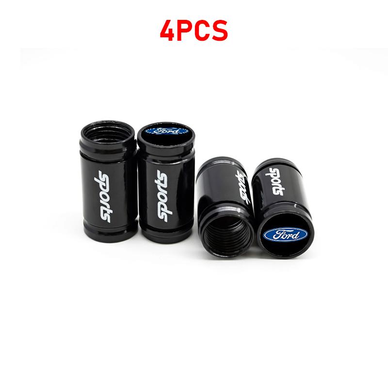 Car Tire Wheel Valve Caps Cover Suede Auto Key Chain Ring Keychain For Ford Escape Edge Mondeo Taurus Fusion Mustang Accessories BR9