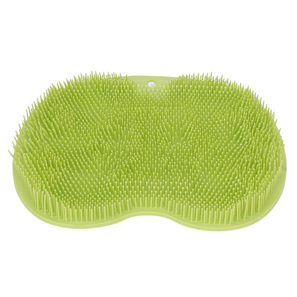 Multifunctional Shower Brush with Non Slip Suction Cup Soft Flexible Foot Body Scrubber for Bathroom