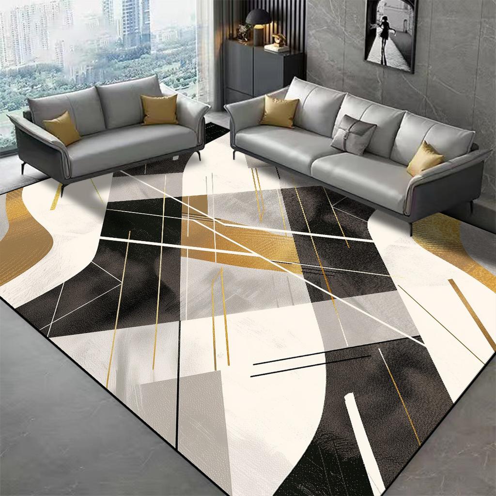 Modern Simple Living Room Rugs Non-slip Household Mat Washable Bedroom Decor Bedside Carpet Large Size Floor Mats 160x200cm