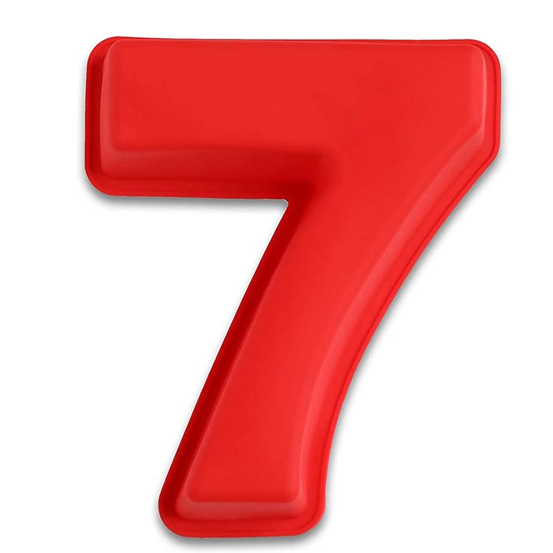 10 Inch 0-9 Numbers Shape Cake Mold DIY Cake Decoration Baking Mold for Birthday Festivals Anniversary Silicone Chocolate Molds