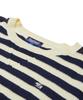 PENFIELD Round Neck Striped Short Sleeve Knit Ivory_Fs2Nt61U