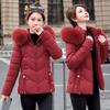 Women’s Short Hooded Windproof Thicken Warm Winter Jacket With Big Fur Collar