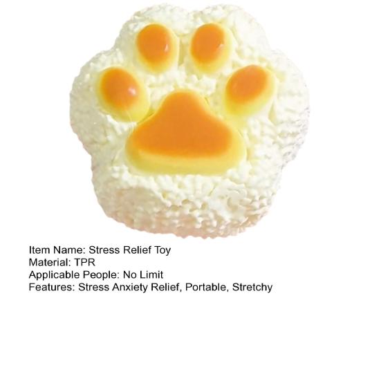Dog Toast Squeeze Toy Stress Anxiety Relief Cartoon Sheep Puppy Cat Paw Bread Sensory Fidget Toy Decompression