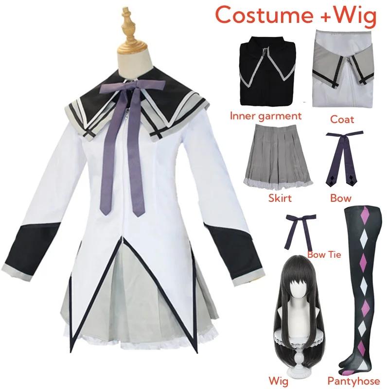 Magical Girl Puella Magi Madoka Magica Homura Akemi Kaname Madoka Cosplay Kostüm Kampfanzüge für Mahou Shoujo Komplettes Set