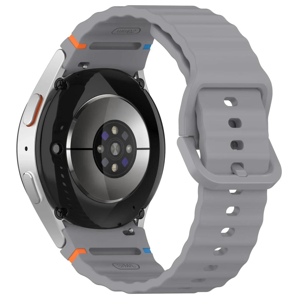 Silicone Strap for Samsung Galaxy 7 FE 6 5 4 40mm 40mm/6 Classic/5 pro 45mm 47mm 43mm No Gaps Bracelet for Watch 7 6 Accessories