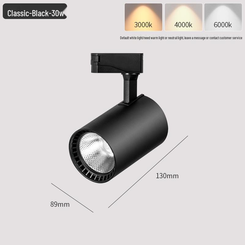 Modern GU10 LED Track Lighting for Stores and Showrooms