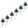 VidaXL Arbres d'Allée de Noël 6 pcs avec LED Multicolores Décoration de Noël Ornement de Vacances Décoration de Fête Jardin 344659