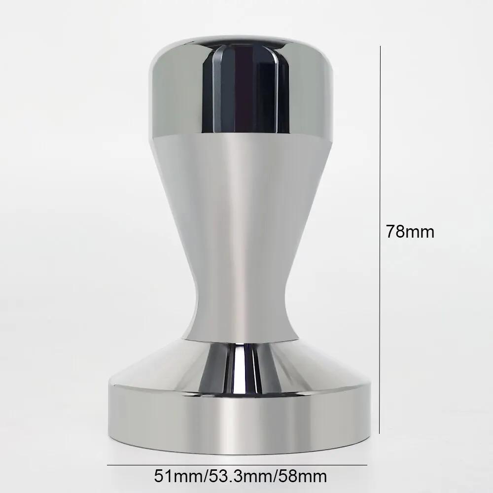 Coffee Tamper 51mm/53.3mm/58mm Aluminum Espresso Tampers Barista Stainless Steel Tampers Coffeeware for 51/53/54/58mm Potafilter