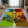 Retro Z-Zelda Cartoon Link Games Living Room Non-Slip Area Rug Soft Carpet for Bedroom Kids Playroom Sofa,Home Decor Doormat