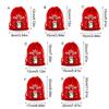 Set Of 12 Durable Plush Gift Bags For Christmas And Special Occasion Bags with Easy To Use Drawstring Closure