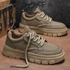 Low-top Leather Martin Trendy Shoes Men's Sports and Leisure Shoes Men's British Style Autumn Tooling Men's Shoes 2024 New