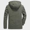 Men's Winter Multi-Pocket Cotton Coat - Thickened, Loose, Cold-Resistant, Casual Style 8186