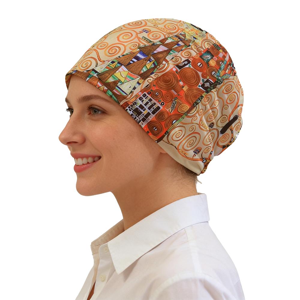 Spring and Autumn Fashion Unisexs Hat Outdoor Sports Hoodie Double layer Elastic Knitted Hat Street Dance Headscarf Hat