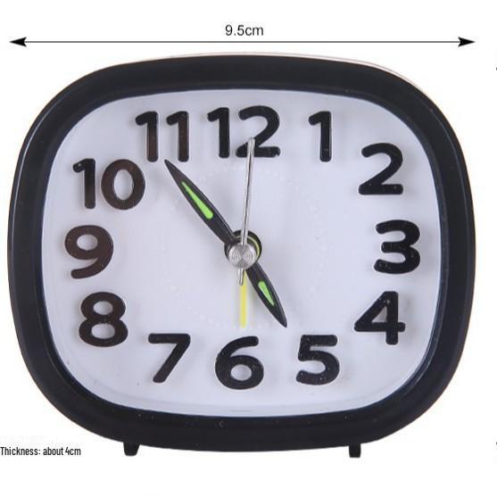 Multifunctional Round Digital Alarm Clock for Student Desktops